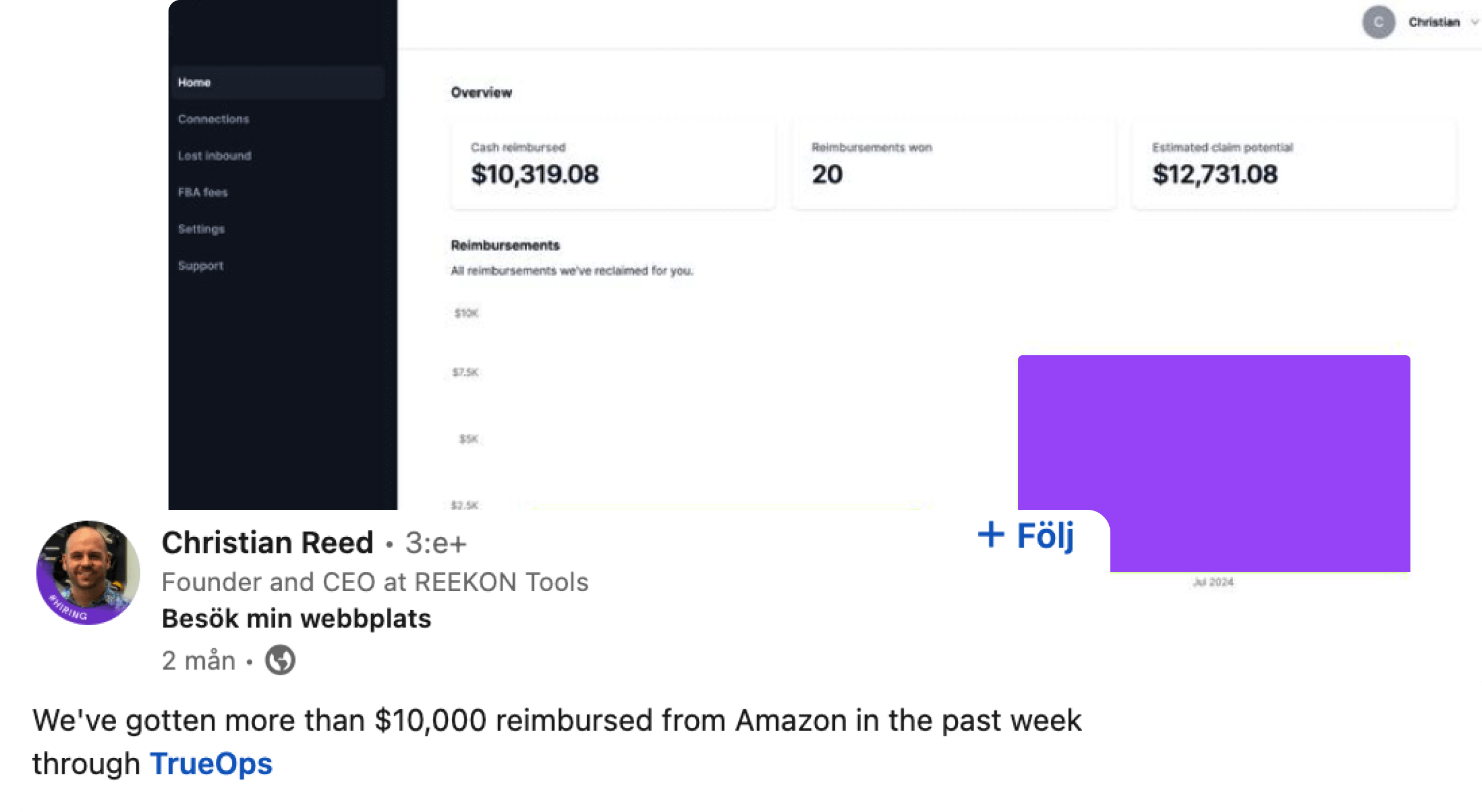 Seller results screenshot